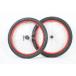 26 inch Coaster Brake Wheel Set Beach Cruiser Bike Bicycle with 26 x 2.60 Tires and Tubes! (Hot Rod Red) ¹͢