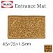  коврик перед дверью наружный для модный брызговик интерьер предотвращение скольжения Europe eos цветок Raver ko year дверной коврик натуральный материалы 75×45×1.5cm VELCOC