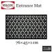  коврик перед дверью наружный для дверной коврик модный ... железный style интерьер Rover B резиновый 76×45×1cm VELCOC Италия 
