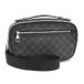  Louis Vuitton Anne b направляющие N41289 Damier gla Fit сумка "body" сумка на плечо сумка-пояс черный серый б/у бесплатная доставка 