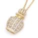 ���v1.53ct�V�R�_�C�������h�l�b�N���X K18YG �{�g�����`�[�t �l�b�N���X�u���[�` 2WAY �C�G���[�S�[���h �n����23g ���� ��������