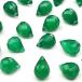  шарик распродажа Индия производство зеленый оникс Drop cut 7~8mm[4 шарик распродажа ] / T046 OX7DP