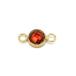14KGF Cubic Zirconia рубин цвет коннектор 8mm[1ko распродажа ] / 14K-401TMG