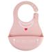  baby фартук силикон bib колье розовый si Ricoh n производства (. еда фартук загрязнения трудно водонепроницаемый baby нагрудник еда )