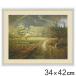 絵画 『春』 34×42cm ミレー 1873年 額入り 巧芸画 インテリア （ 壁掛け 風景画 ポスター ）
