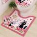  туалет коврик 60×60cm Majo no Takkyubin jiji.te-to туалет коврик Majo no Takkyubin туалет коврик симпатичный ( для туалета коврик под ногами коврик антибактериальный дезодорация одиночный товар )
