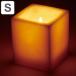  свеча S 5.8cm×5.8cm Cube свеча примерно 15 час ( low sok .. интерьер длина час горение 4 угол low сидэ . трудно 2 -слойный структура 2 слой структура модный )