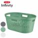  корзина для белья CURVER Infinity 40L ( CarVer Infinity Северная Европа способ корзина прачечная держать рука есть стирка .. корзина )
