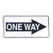 CM plate ONEWAY - длина 15.3× ширина 30.3cm номерная табличка type интерьер табличка алюминиевый american смешанные товары 