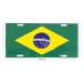 CM plate BRAZIL Brazil национальный флаг длина 15.3× ширина 30.3cm номерная табличка type интерьер табличка алюминиевый american 