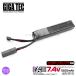 �yLAYLAX/GIGA TEC�zEVO���|�o�b�e���[ 7.4V/1200mAh �x�N�^�[���X�g�b�N�p�C�v�C��(�^�~���R�l�N�^�[)/Li-Po/���C���N�X/�M�K�e�b�N/146069�q*0108-1022�r