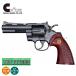 [ Crown ]10 лет и больше для воздушный ko King револьвер No.24 Colt питон.357 Magnum 4 дюймовый черный дерево модель рукоятка /135565(*0112-0112BK4WG)