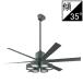  потолочный вентилятор o-telikDC MOTOR FAN(DC Motor Fan ) корпус труба грузоподъемность + удлинение труба 60cm+ затемнение Seyde 6 лампа лампа .3 позиций комплект товар 