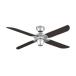 o-telik потолочный вентилятор корпус AC MOTOR FAN современный стиль 4 крыльев корень труба подвешивание с дистанционным пультом черное дерево Brown цвет WF802P2