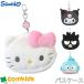  Sanrio лицо type чехол для пропуска & сумка катушка имеется бардачок ячейка для монет чехол для пропуска симпатичный герой черный mi Hello Kitty рукоятка gyo Don 