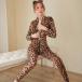  leopard print all-in-one zentai suit bunny girl clothes costume play clothes ero. ultra adult woman lady's sexy [4149]