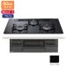 [PD-743W-60GZ/LPG]paroma встроенный газовая плитка BRilliO( желтохвост rio ) Black Line(bla Klein ) прозрачный gala Stop ma чай черный 60cm пропан 