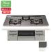 [PD-743WS-75CD/12A13A]paroma встроенный газовая плитка BRilliO( желтохвост rio ) гипер- gala юбка прозрачный жемчуг темно-серый 75cm чуть более тепловая мощность ( левый * правый ) город газ 