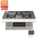[PD-743WS-60CD/12A13A]paroma встроенный газовая плитка BRilliO( желтохвост rio ) гипер- gala юбка прозрачный жемчуг темно-серый 60cm чуть более тепловая мощность ( левый * правый ) город газ 