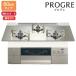 [N3S22PWASKSTESC]no-litsu встроенный плитка PROGRE( Progres ) 60cm ширина / город газ FLAT платина серебряный gala Stop NORITZ