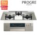[N3S22PWASKSTEC]no-litsu встроенный плитка PROGRE( Progres ) 60cm ширина / город газ FLAT платина серебряный gala Stop NORITZ
