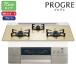 [N3S23PWASFSTEC]no-litsu встроенный плитка PROGRE( Progres ) 75cm ширина / пропан FLAT золотистый, цвет шампанского gala Stop NORITZ
