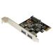 StarTech.com USB расширение карта /PCIe 2.0 - 2x USB-A/5Gbps/SATA источник питания 900mA стандарт наличие =^