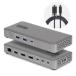 StarTech.com USB4dok/2 экран /4K144Hz DP/100W PD/USB ступица /2.5G LAN стандарт наличие =^