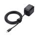  Elecom USB Type-C зарядное устройство PD 65W PPS соответствует Type C кабель в одном корпусе 2m черный производитель наличие товар 