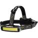 GENTOS(�W�F���g�X) COB�w�b�h���C�g �ߐڏƎ˂ɍœK��COB LED���� ��p�[�d�r/���d�r���p �ڈ��݌�=��