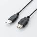 ���쥳�� ����USB2.0��Ĺ�����֥� A-A�᥹ ���� 1m �֥�å� U2C-JE10BK �᡼�����߸���