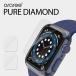 Apple Watch SE3 40mm �t�B���� �V�[�g �w��h�~ ���^ �ی�t�B���� 2�� �Z�b�g �ی�V�[�g [ AppleWatch 40 mm �A�b�v���E�H�b�` �Ή� ] araree Pure Diamond