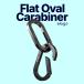 kalabina модный овальный маленький размер брелок для ключа эллипс кольцо для ключей мода аксессуары крюк простой крепкий . круглый kalabinaelago Flat Oval Carabiner