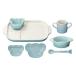 LE CREUSET �� �N���[�[ �x�r�[ �e�[�u���E�F�A �Z�b�g �p�X�e���u���[ �M�t�g �o�Y�j��
