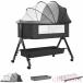  детская кроватка прикроватный для baby be2024 новейший версия Mini складной dozonchi- для малышей bed ... bed колыбель compact 3 лестница высота регулировка уход за детьми удобный 