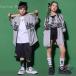  Baseball рубашка Kids танцевальный костюм серый чёрный короткий рукав выставить zonchi- шорты . сопоставив отличный решение .. hip-hop предназначенный ребенок костюм 