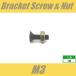  bracket installation screw & nut M3 black pick guard circle plate head screw screw screw 
