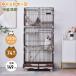  cat cage cat cage pet cage with casters cat gauge large many head .. cat door cat house 1 step 2 step 3 step possibility absence number protection . mileage prevention stylish 