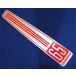 HONDA Honda Super Cub передний aluminium plate стикер C65[HONDA] красный Logo входить эмблема переводная картинка стикер 