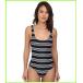DKNY&nbsp;Stripeology&nbsp;Mesh&nbsp;Side&nbsp;Panel&nbsp;Maillot&nbsp;One-Piece&nbsp;�f�B�[�P�[�G�k���C&nbsp;One&nbsp;Piece&nbsp;Swimsuits&nbsp;WOMEN&nbsp;���f�B�[�X&nbsp;Black