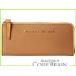 Dooney  Bourke Claremont Zip Clutch  ドゥーニー&バーク Clutches WOMEN レディース Tan w/ Butterscotch Trim