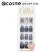 Ollio No Glue Nail(ONA20J ブラックリボン) 40枚(12siz)