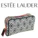 エスティローダー モノクロ柄スクエアポーチ(001)(W_83)