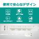 �d���^�b�v usb�t ���K�[�h �X�}�z�[�d �R���Z���g 4�� 1m �ʃX�C�b�`�t�� �A�_�v�^�[�Ή� �≏�L���b�v�t 180����]�X�C���O�v���O �z���C�g �|�C���g���p �֘A�摜1