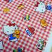  Hello Kitty ткань oks серебристый жевательная резинка Kitty Chan Sanrio герой хлопок ткань ткань ребенок красный 110cm ширина коммерческий использование не возможно почтовая доставка 2m до входить . входить .. покупка 
