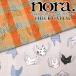 nora. digital printing madein Japan󥰡ǥץȡCHECK CAT EYEñ50cm