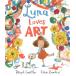 Luna Loves ARTl английский язык книга с картинками иностранная книга ученик начальной школы ученик неполной средней школы ребенок считывание ... за границей .. английский язык обучающий материал 