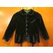  Vintage ~20's* Kids велюр жакет чёрный *200103f1-k-jk б/у одежда ребенок одежда tops внешний черный 