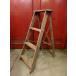  Vintage -50's* дерево лестница *200114f4-otclct из дерева лестница смешанные товары полка витрины интерьер дисплей античный 