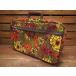  Vintage 70*s*Bantam Travelware retro цветочный принт багажник чай 30*200216n8-bag-trk чемодан путешествие портфель смешанные товары сумка Brown путешествие сумка 